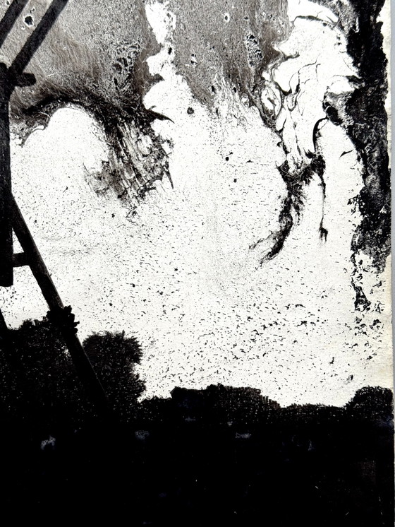 Image 1 of Eugène Eechaut (1928-2019) - Ink Landscape, 1994