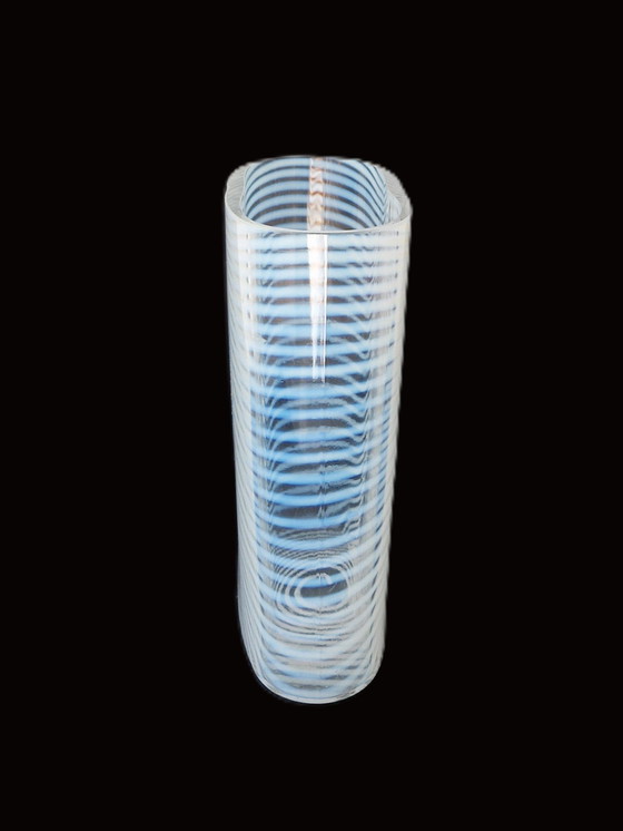 Image 1 of Kosta Boda - Large Size Zebra Vase by Bertil Vallien - Signed