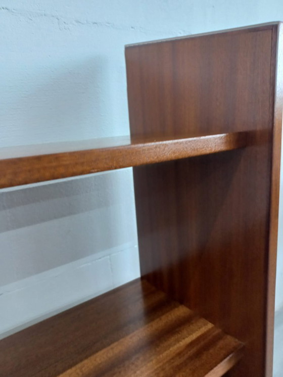 Image 1 of 1950s/60s Scandinavian wall cabinet wall rack (teak-pine veneer)