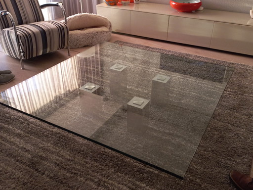 Glass table Abel 140x140cm
