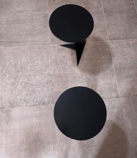 Paire de tables basses TB 7 Gilles Derain - Lumen Center 1986 Modern Antiques – Lumer Center, Tables d'appoint (photo 3 of 9)