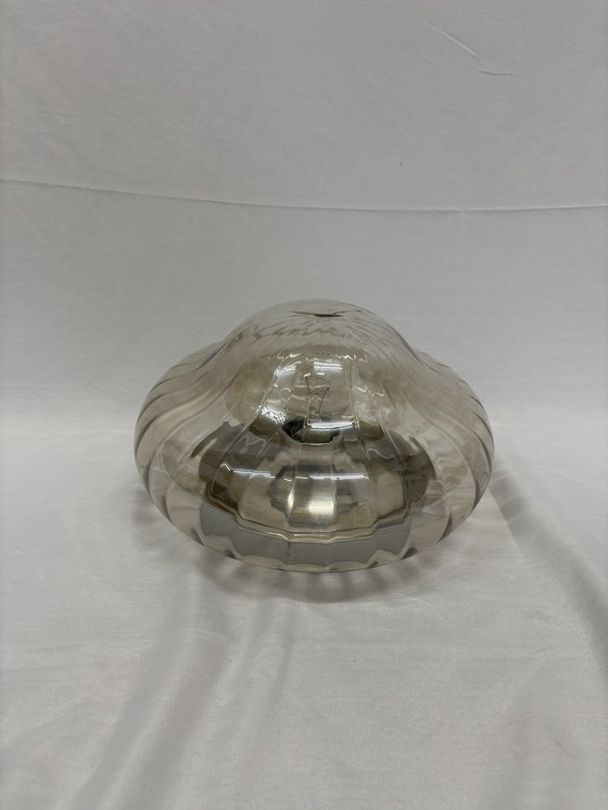 Image 1 of Vintage Mid-Century Modern ceiling lamp starburst effect