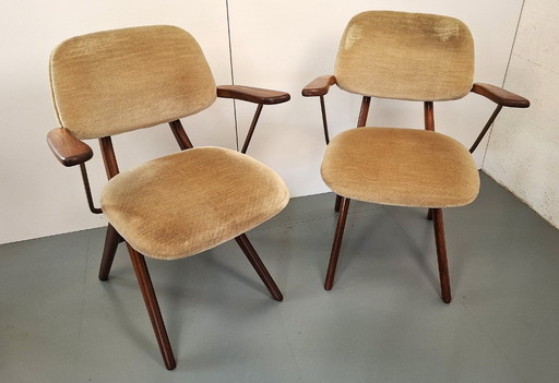 Fauteuils Van Teeffelen "Ciseaux" pour Webe