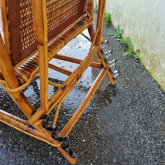 Image 1 of chaise longue in rattan, 1920
