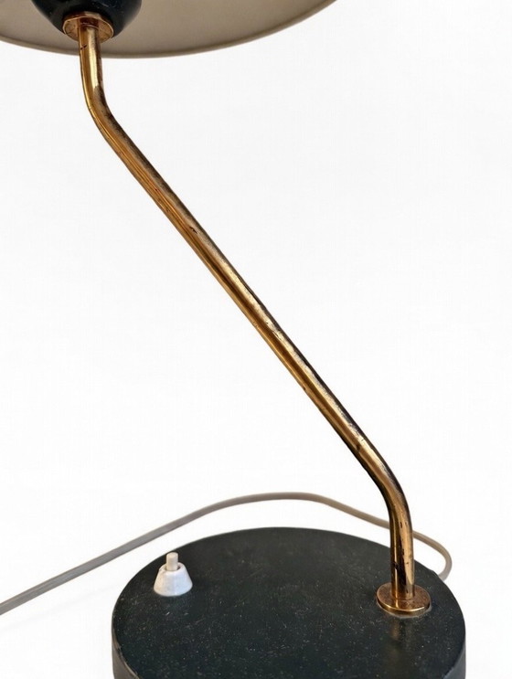 Image 1 of Louis Kalff for Philips - Romeo Desk Lamp (Rare Chrome Shade), 1950s