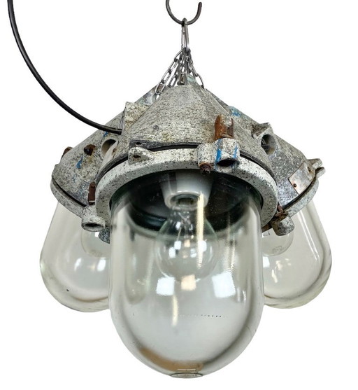 Industriële explosieveilige kroonluchter, jaren 70