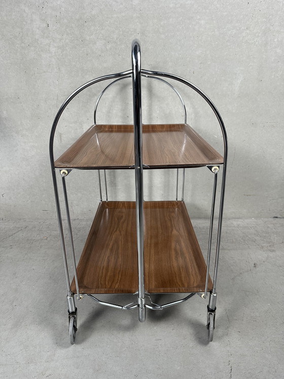 Image 1 of Carrello di servizio pieghevole vintage - Gerlinol