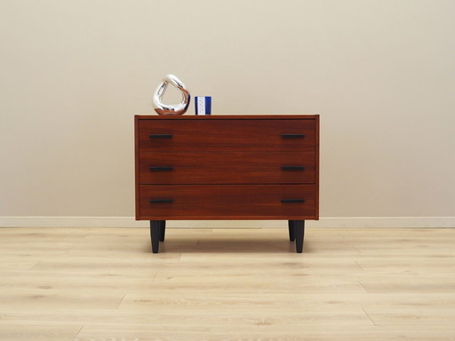 Cassettiera in teak, design danese, anni &#39;80, produzione: Danimarca
