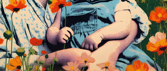 Image 1 of Banner Pop Art "Un bambino speciale"