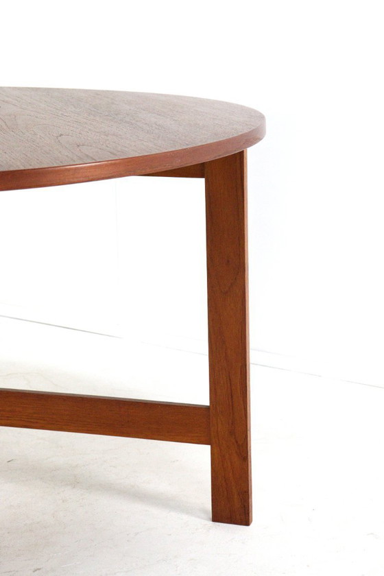 Image 1 of Table de salle à manger pliante en teck danois « Skovlund » vintage