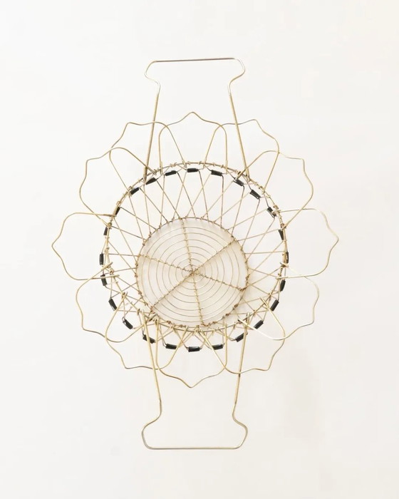 Image 1 of Set vintage di cestini in ottone francese