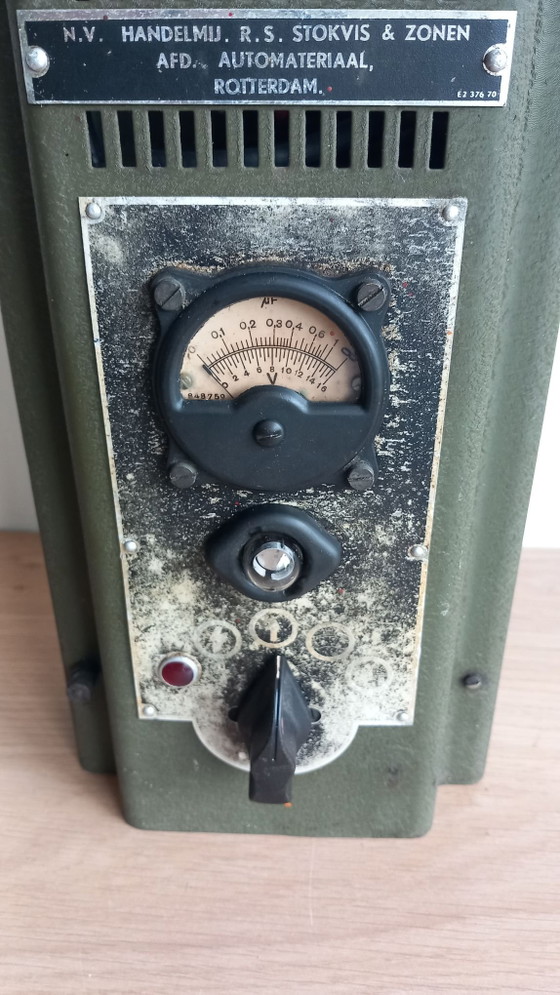 Rare Vintage Philips Car Fault Finder (1950) – Industrial Object – Decorative Objects, Iron, Metal (photo 2 of 7)