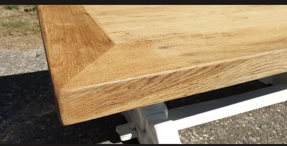 Image 1 of Plain/white oak table