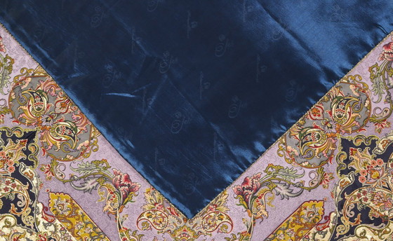 Image 1 of Oosters handgemaakt tafelkleed, zeer fijn vervaardigd uit zijden draden, 100 x 100 cm