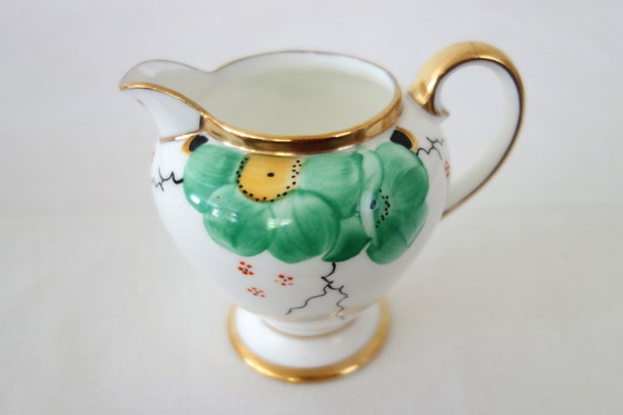 Image 1 of Juego de té Art Déco Paragon, fabricado en Inglaterra en la década de 1930.