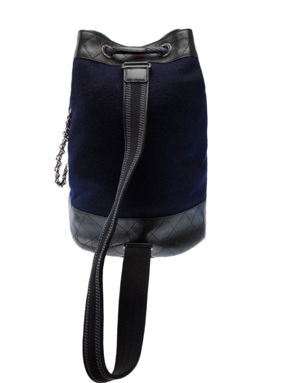 Image 1 of Borsa CHANEL in Lain Bleu Marine - 103259