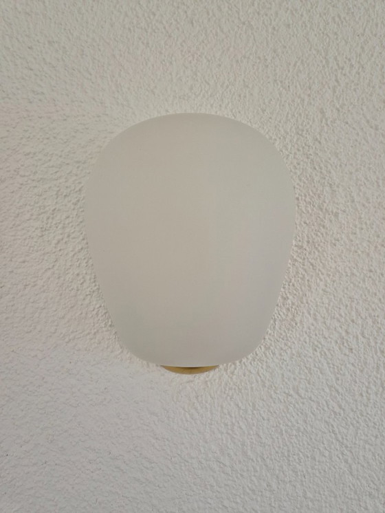 Image 1 of Vintage Mid-Century Glass Wall light Wilhelm Wagenfeld Peill & Putzler