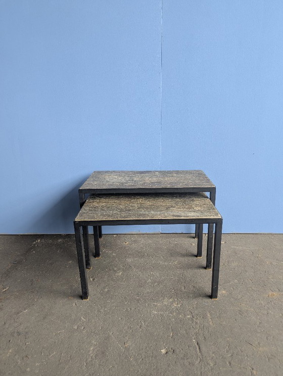 Image 1 of Set aus 2 niederländischen Satztischen - Artimeta/ Floris Fiedeldij/ 1950er Jahre