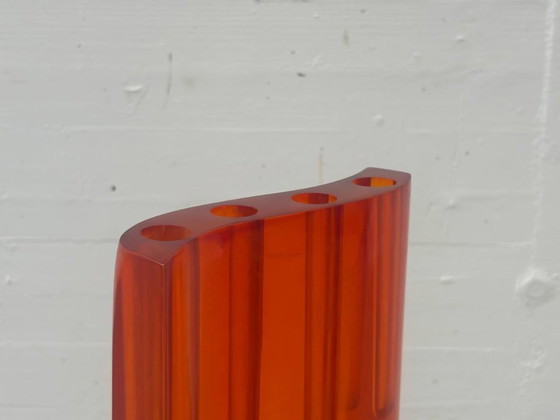 Image 1 of Vaso di design Coming B in vetro acrilico, anni '80