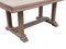 Vintage French Trestle Farmhouse Dining Table in Oak by Master Cabinetmakers Postaire, 1940s (photo 9 of 10)