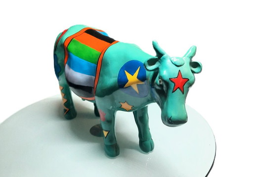 Vache emblématique de la Cow Parade de New York 2000