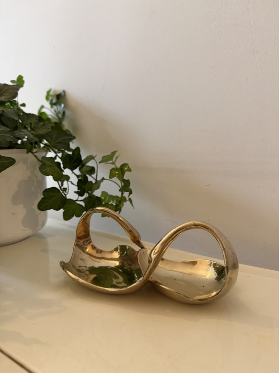 Piatto a forma di cigno in ottone – Oggetti decorativi, Brass (photo 5 of 6)