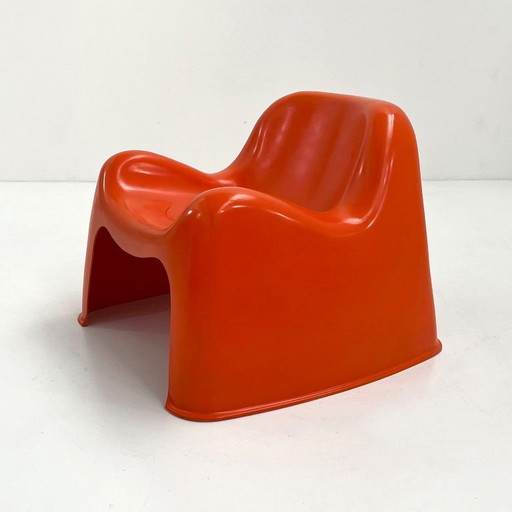 Oranger Toga Stuhl von Sergio Mazza für Artemide, 1960er