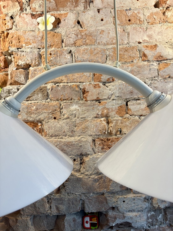 Image 1 of Ensemble très rare de lampes vintage IKEA style Memphis. Modèles : T208 et G204