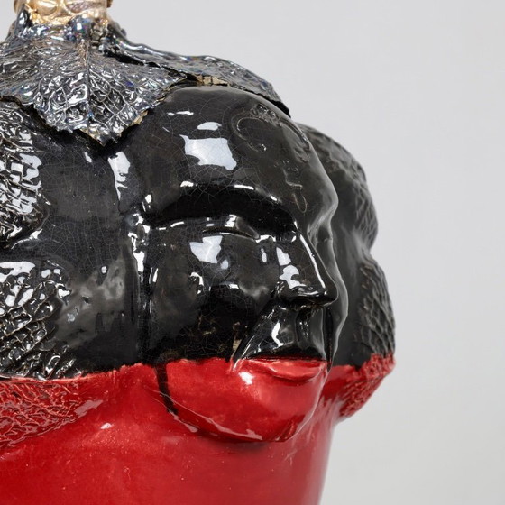 Image 1 of Sculpture en céramique par Henk Van Rooij, Pays-Bas