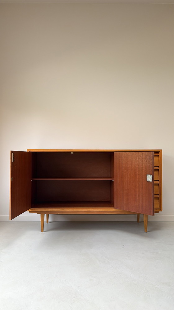 Image 1 of Vintage wooden mid-century sideboard B&K