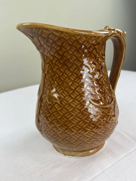 Jarra antigua de Sarreguemines – Vasos y jarras, Porcelain, Art Nouveau (photo 7 of 8)