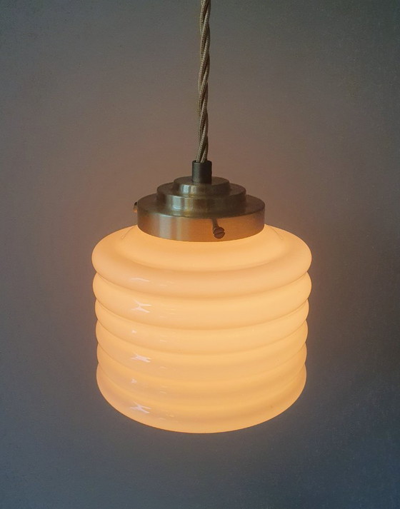 Lampada a Sospensione Vintage Francese 'Lampion' Colore Rosa Pastello – Lampade a sospensione, Metal (photo 19 of 22)