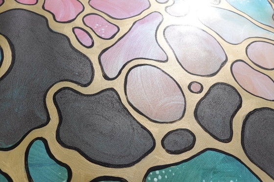 Abstract A1369 - Large Pearlescent Painting – Paintings & Drawings, Canvas (photo 4 of 10)