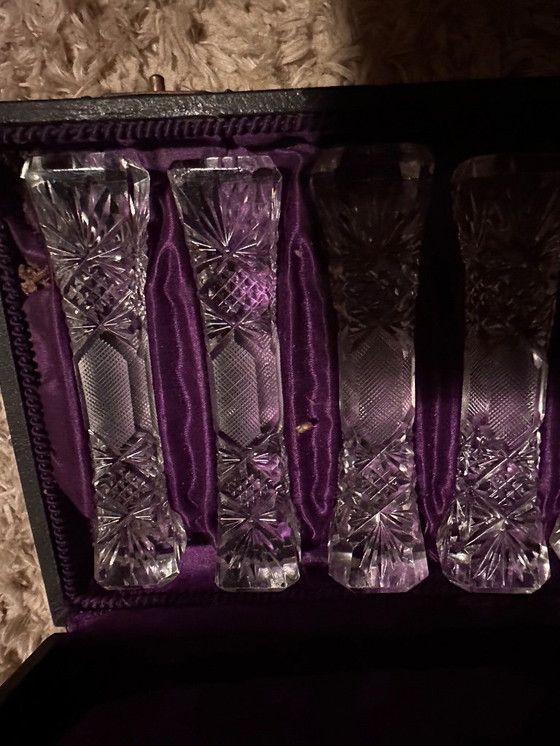 Image 1 of Poggia coltello in cristallo N. Van Leeuwen