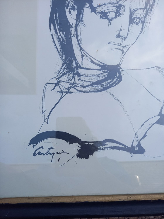 Lithographie Juan Carlos Castagnino – Lithographies et sérigraphies, Glass, Paper (photo 3 of 5)