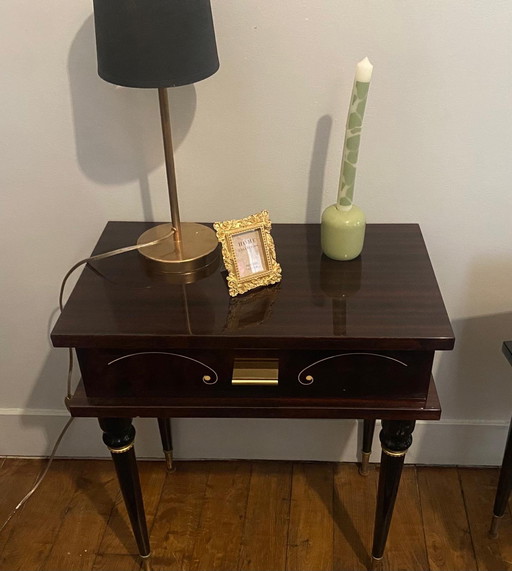 Set of 2 Art Deco bedside tables