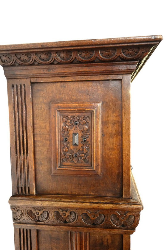 Image 1 of Fino armario Pilaster holandés del siglo XVII