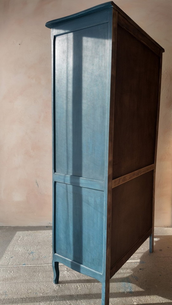 Louis XV Style Sideboard/Open Bookcase – Wood (photo 20 of 23)