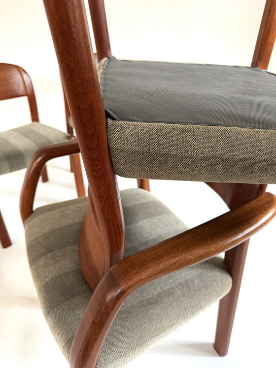 Image 1 of 6 sedie da pranzo vintage danesi, EMC Møbler '80