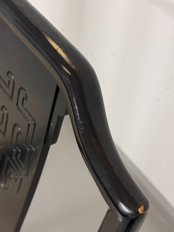 Image 1 of 🥢 Design-Rarität: Exklusives Set (4x) „Chin Hua“ Esszimmerstühle von Raymond Sobota für Century Furniture (Mid-Century)