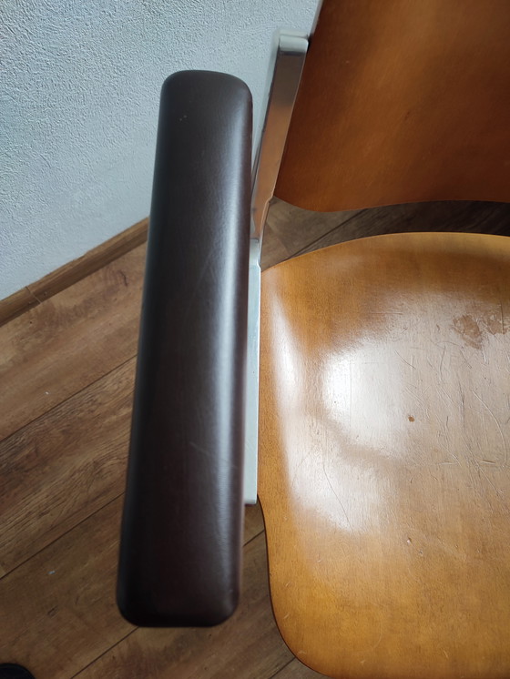 Image 1 of Sedia da ufficio sedia da scrivania Castelli legno metallo