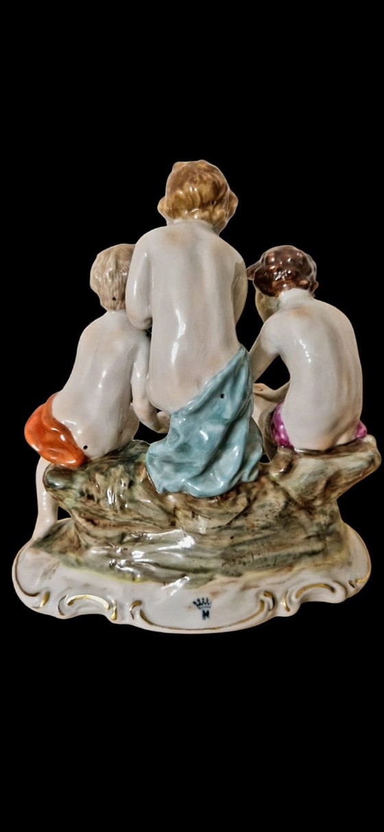 Image 1 of Three Boys Statuette