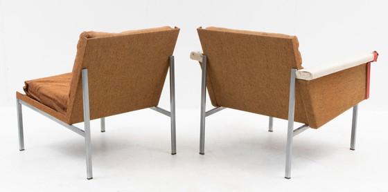 Image 1 of Set di 2 sedie Gispen 1455 di Coen de Vries anni '60