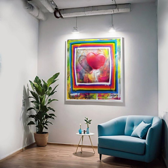Image 1 of YOUTHONE - All you need is love - Artist canvas