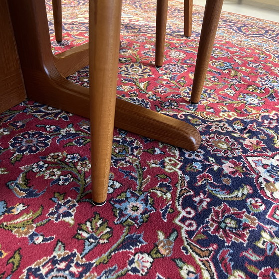 Image 1 of Vintage tafel •Niels Bach• + 4 stoelen •Niels Koefoed•