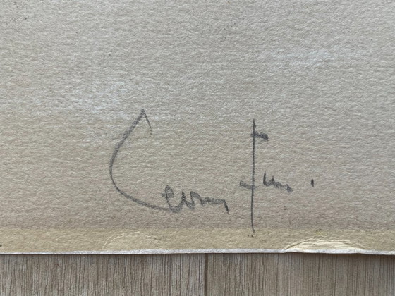 Image 1 of Leonor Fini – Gatos, litografía rara sobre papel Rives, circa 1970