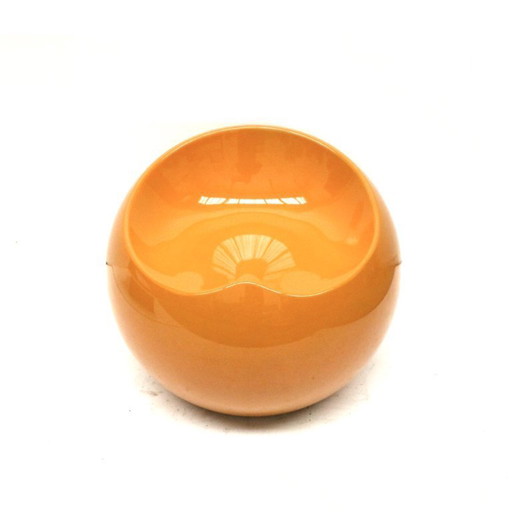 Pouf arancione Space Age di Finn Stone degli anni '90