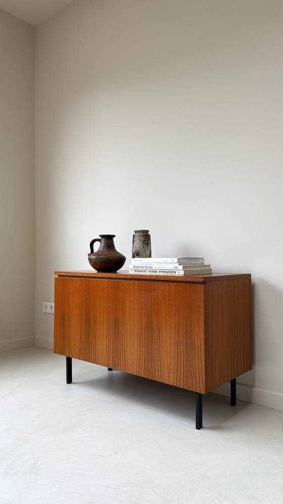 Image 1 of Vintage wooden Musterring cabinet / hinged chest