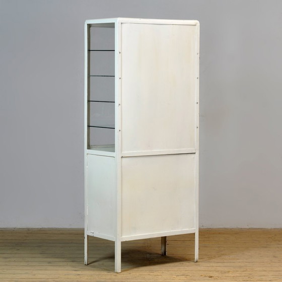Image 1 of Iron medical cabinet, 1950s