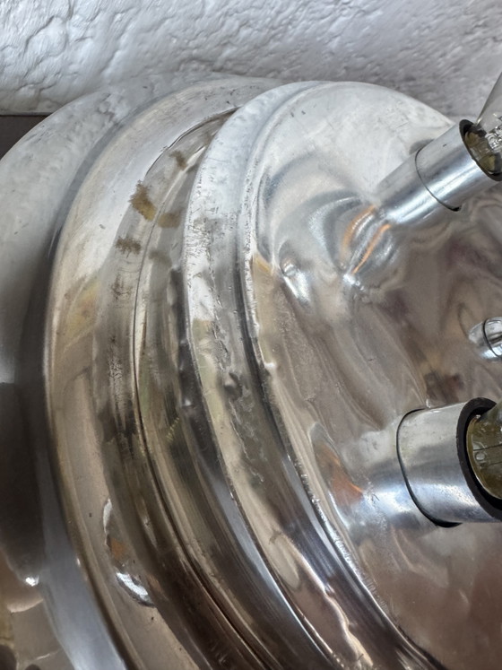 Image 1 of 1970s Space Age bubble glass table lamp